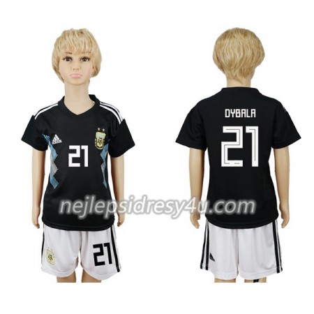 Fotbalový Dres Argentina Dybala 21 Dětské Venkovní MS 2018